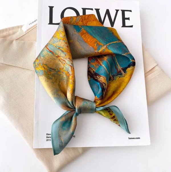 foulard soie Van-Gogh femme chic