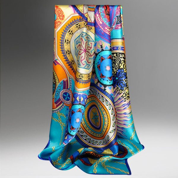foulard bandana soie femme