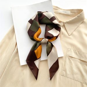 Carré 100% Soie Moderne Femme Foulard Trend