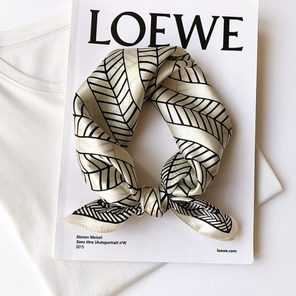 Carré 100% Soie Chic Femme Foulard Trend