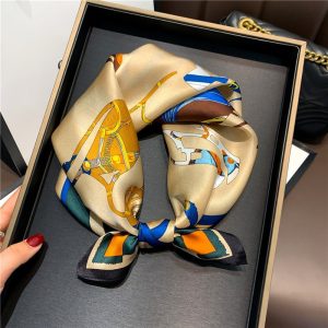Carré 100% Soie Chic Femme Foulard Trend